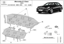 Stalowa płyta pod silnik Mercedes E-Classe W212 (2009-2016)