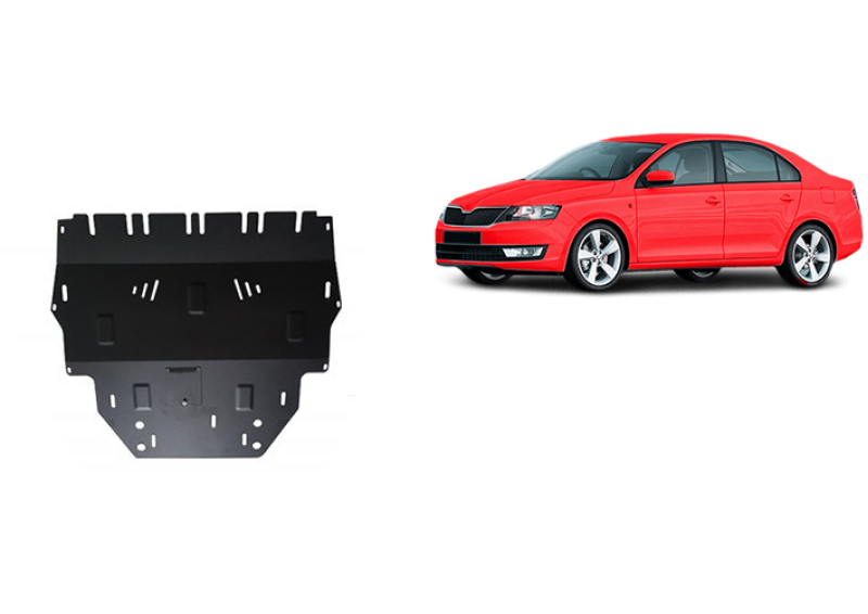 Stalowa płyta pod silnik Skoda Rapid (2012-2019)