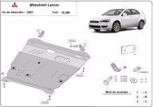 Stalowa płyta pod silnik Mitsubishi Lancer (2007-2017)