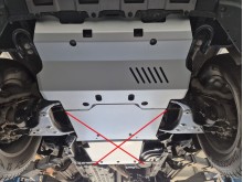 Aluminiowa płyta pod chłodnicę Toyota Land Cruiser 250 (2024-2026)