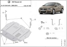 Stalowa płyta pod silnik VW Passat CC (2008-2016)