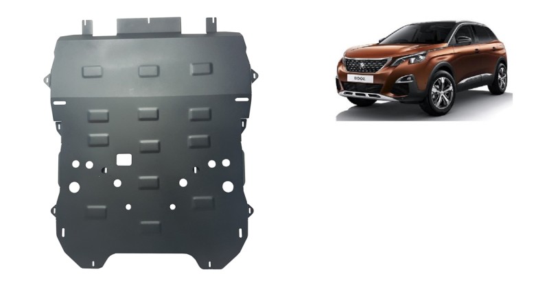 Stalowa płyta pod silnik Peugeot 3008 (2017-2026)