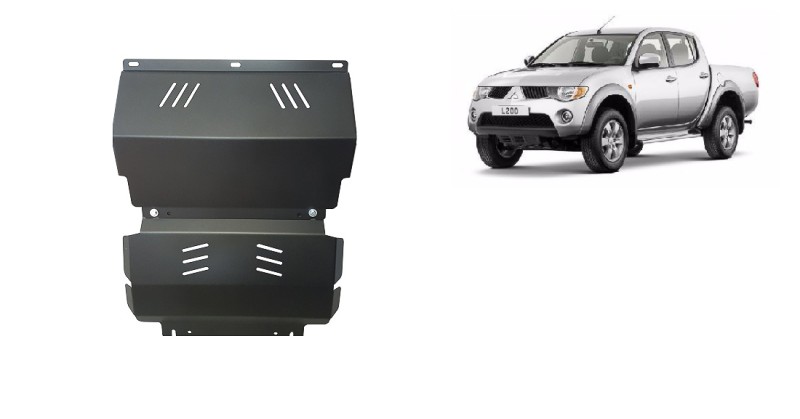 Stalowa płyta pod silnik Mitsubishi L 200 (2005-2015)