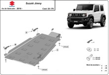 Stalowa płyta pod skrzynię biegów i reduktor Suzuki Jimny (2018-2026)
