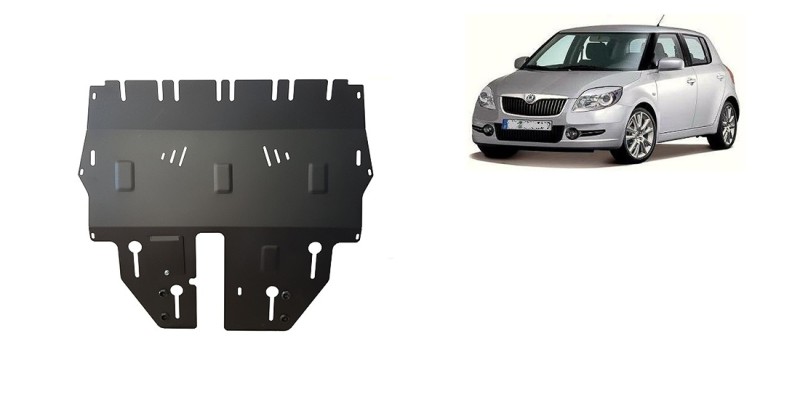 Stalowa płyta pod silnik Skoda Fabia 2 (2007-2014)