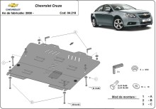 Stalowa płyta pod silnik Chevrolet Cruze (2008-2016)