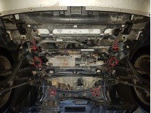 Stalowa płyta pod silnik BMW X3 - F25 (2010-2017)