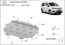 Stalowa płyta pod silnik Toyota Proace City Verso (2019-2026)