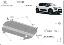 Stalowa płyta pod silnik Citroen C3 (2019-2026)