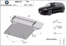 Stalowa płyta pod silnik BMW X3 - F25 (2010-2017)