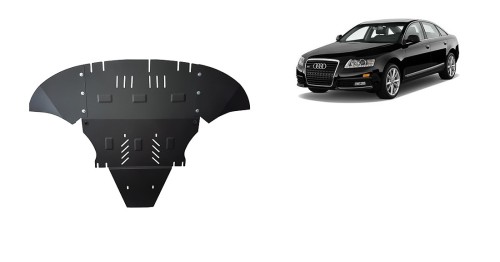 Stalowa płyta pod silnik Audi A6 z bocznymi klapami (2004-2011)
