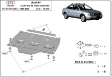 Stalowa płyta pod automatyczną skrzynię biegów Audi A4 B5 (1995-2000)