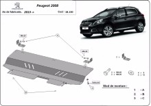 Stalowa płyta pod silnik Peugeot 2008 (2013-2019)