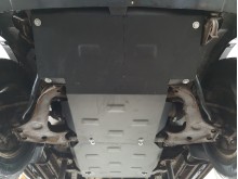 Stalowa płyta pod skrzynię biegów i reduktor Mitsubishi Pajero Sport 1 (1998-2007)