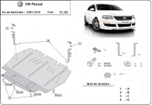 Stalowa płyta pod silnik VW Passat B6 (2005-2014)