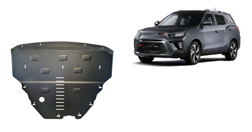 Stalowa płyta pod silnik SsangYong Tivoli (2023-2026) Stalowa płyta pod silnik SsangYong Tivoli (2023-2026)