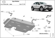 Stalowa płyta pod silnik Opel Mokka (2019-2026)