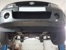 Stalowa płyta pod skrzynię biegów i reduktor Suzuki Grand Vitara 2 (2005-2019)