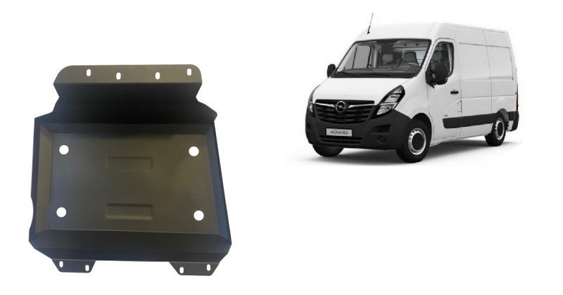 Stalowa płyta pod zbiornik paliwa Opel Movano (2022-2026)