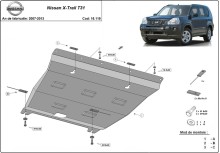 Stalowa płyta pod silnik Nissan X-Trail T31 - Vers 2.0 (2007-2013)