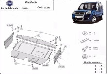 Stalowa płyta pod silnik Fiat Doblo (2001-2010)
