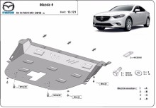 Stalowa płyta pod silnik Mazda 6 (2013-2026)