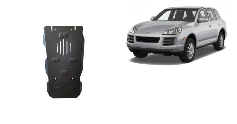Stalowa płyta pod skrzynię biegów automatyczna Porsche Cayenne (2006-2017)