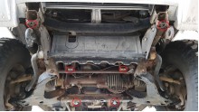 Stalowa płyta pod silnik Mitsubishi Pajero 3 (V60, V70) (1999-2007)