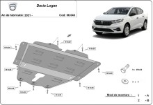 Stalowa płyta pod silnik Dacia Logan (2021-2026)