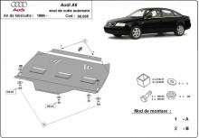 Stalowa płyta pod automatyczną skrzynię biegów Audi A6 (1997-2004)