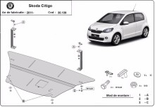 Stalowa płyta pod silnik Skoda Citigo (2011-2020)