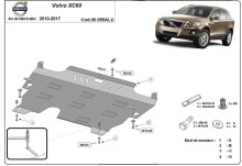 Aluminiowa płyta pod silnik Volvo XC60 (2010-2017)