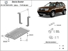 Stalowa płyta pod dyferencjał Dacia Duster 4x4 (2014-2017)