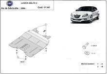 Stalowa płyta pod silnik Lancia Delta 3 (2008-2014)