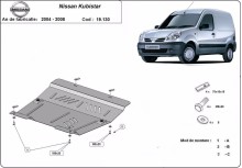Stalowa płyta pod silnik Nissan Kubistar (2004-2008)