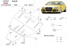 Stalowa płyta pod silnik Audi A6 (2004-2011)