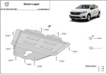 Aluminiowa płyta pod silnik Dacia Logan (2021-2026)