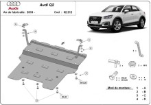 Stalowa płyta pod silnik Audi Q2 (2016-2020)