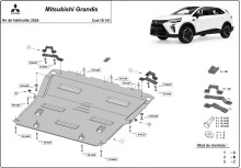 Stalowa osłona silnika Mitsubishi Grandis (2025-2026)