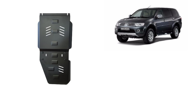 Stalowa płyta pod skrzynię biegów Mitsubishi Pajero Sport 2 (2008-2016)