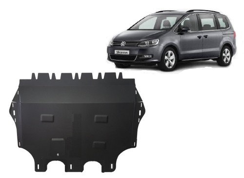 Stalowa płyta pod silnik z Webasto Volkswagen Sharan (2010-2022)