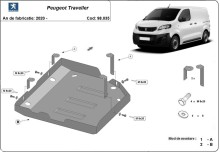 Stalowa płyta pod AdBlue Peugeot Traveller (2020-2026)