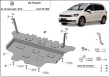Stalowa płyta pod silnik VW Touran - automatyczna skrzynia biegów (2015-2026)