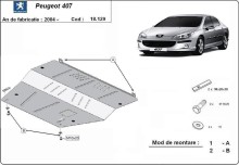 Stalowa płyta pod silnik Peugeot 407 (2004-2011)