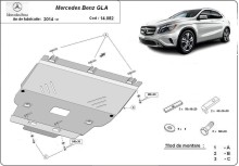 Stalowa płyta pod silnik Mercedes GLA X156 (2014-2019)