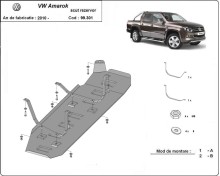 Stalowa płyta pod zbiornik paliwa Volkswagen Amarok - Tylko dla wersji bez zabezpieczeń fabrycznych (2010-2022)