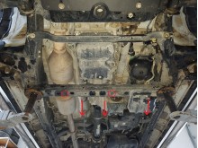 Aluminiowa płyta pod skrzynię biegów Toyota Hilux Invincible (2021-2026)