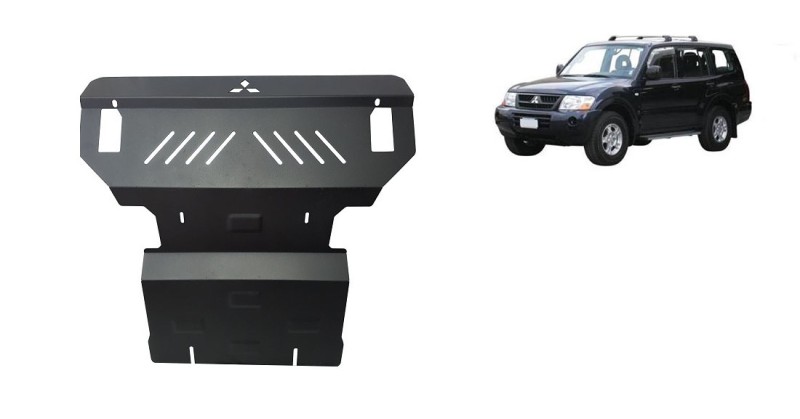 Stalowa płyta pod silnik Mitsubishi Pajero 3 (V60, V70) (1999-2007)