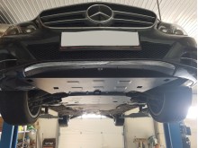 Stalowa płyta pod silnik Mercedes E-Classe W212 - 4x4 (2009-2016)