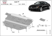 Stalowa płyta pod silnik Audi TT (2006-2014)